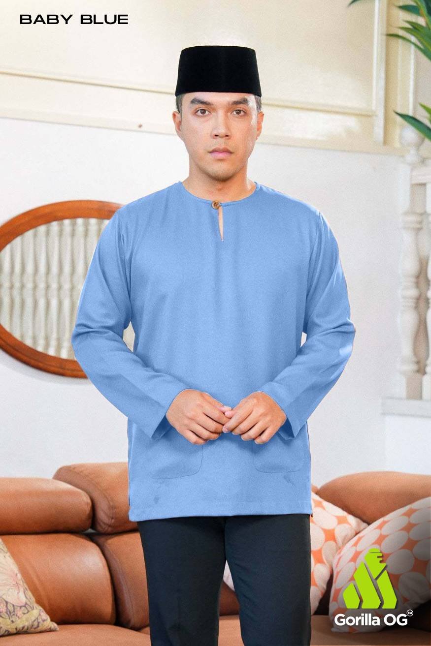 Baby Blue Lengan Panjang Baby Blue for Men: Lengan Panjang - Image 1