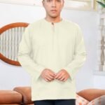 Soft Yellow for Men: Lengan Panjang